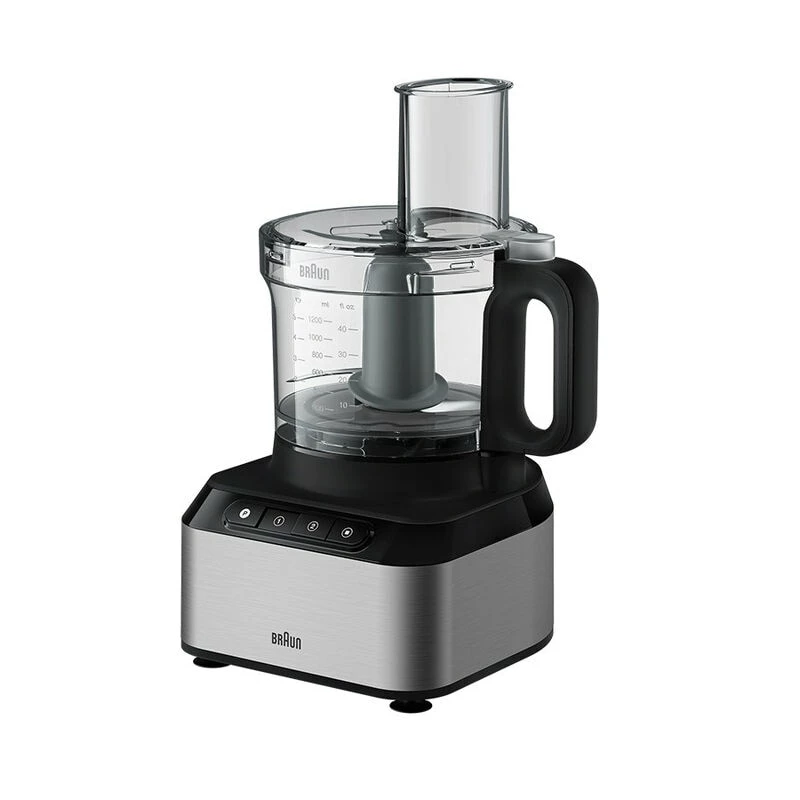 Braun FP 3233 SI Küchenmaschine 800 W 2,1 L Schwarz, Edelstahl
