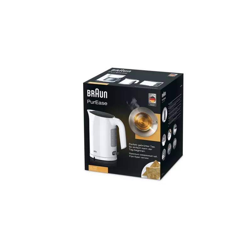 Braun 0X21010012 Wasserkocher 1 L 2200 W Weiß