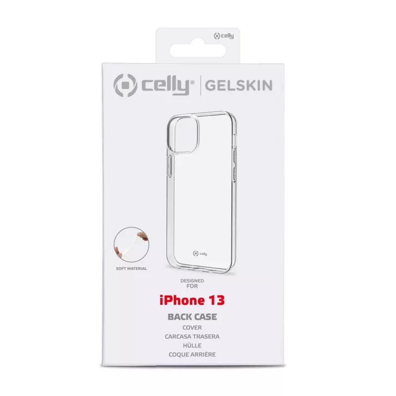 Celly GELSKIN Apple iPhone 13, Cover, Apple, iPhone 13, 15,5 cm (6,1 Zoll), Transparent