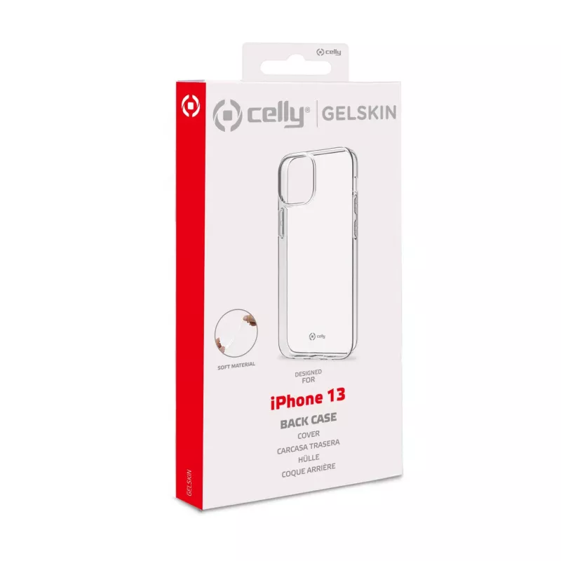 Celly GELSKIN Apple iPhone 13, Cover, Apple, iPhone 13, 15,5 cm (6,1 Zoll), Transparent