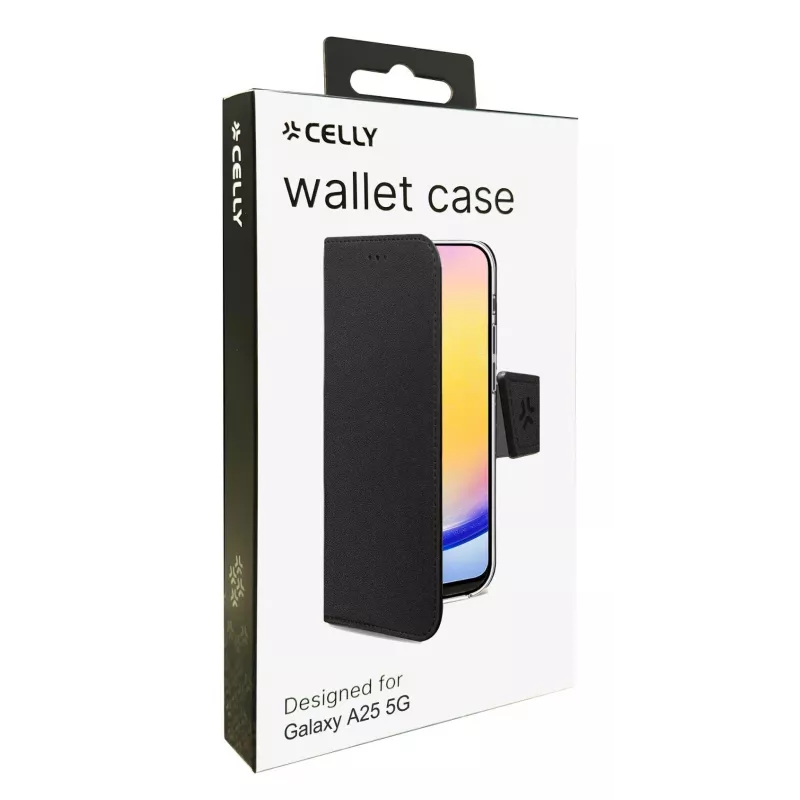 Celly WALLY Handyhülle 16,5 cm (6,5 Zoll) Wallet-Hülle Schwarz
