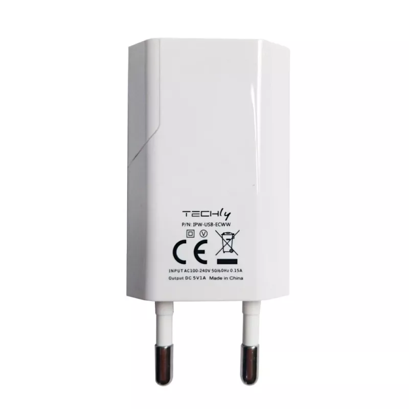 Techly IPW-USB-ECWW Ladegerät für Mobilgeräte Universal Weiß AC Innenbereich