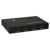 Techly HDMI 4x1 Multiviewer mit nahtlosem Umschalter, HDMI, Metall, Schwarz, 60 Hz, 1080p, 2,25 Gbit/s