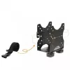 Techly Untertisch verstellbare CPU-Halterung, 5 kg, 75 x 75 mm, 100 x 100 mm, Schwarz