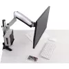Techly Untertisch verstellbare CPU-Halterung, 5 kg, 75 x 75 mm, 100 x 100 mm, Schwarz