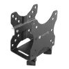 Techly Untertisch verstellbare CPU-Halterung, 5 kg, 75 x 75 mm, 100 x 100 mm, Schwarz