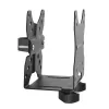 Techly Untertisch verstellbare CPU-Halterung, 5 kg, 75 x 75 mm, 100 x 100 mm, Schwarz