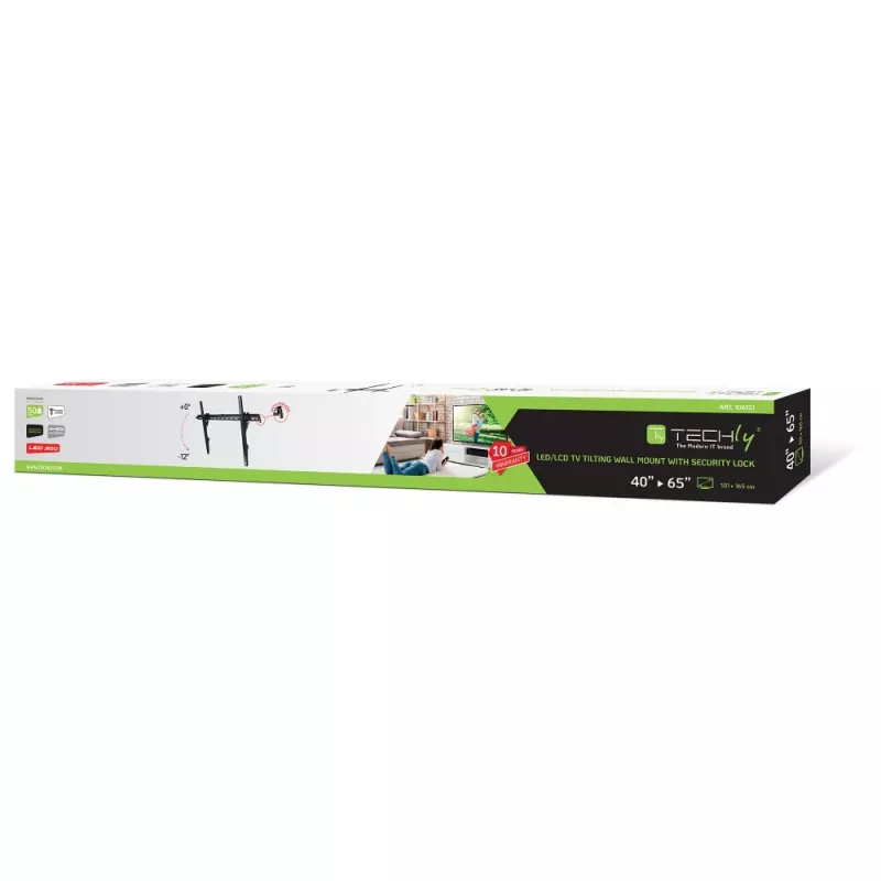 Techly ICA-PLB-133LTY 165.1 cm (65 Zoll) Schwarz