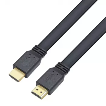 Techly HDMI 2.0 Flachkabel High Speed mit Ethernet A/A M/M 1m