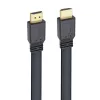 Techly HDMI 2.0 Flachkabel High Speed mit Ethernet A/A M/M 1m