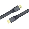 Techly HDMI 2.0 Flachkabel High Speed mit Ethernet A/A M/M 1m