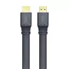 Techly HDMI 2.0 Flachkabel High Speed mit Ethernet A/A M/M 1m