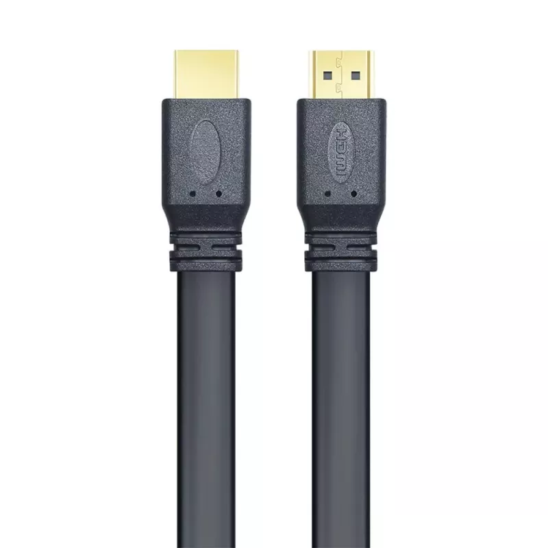Techly HDMI 2.0 Flachkabel High Speed mit Ethernet A/A M/M 1m