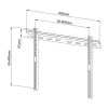 Techly ICA-PLB-114L 165,1 cm (65 Zoll) Schwarz