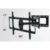 Techly schlank-Wandhalterung für 32-70 Zoll LCD LED TV Schwarz, 81,3 cm (32 Zoll), 177,8 cm (70 Zoll), 45 kg, 600 x 400 mm, -10 - 5°, Schwarz