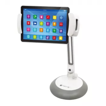 Techly Universal Desktop Stand für Smartphone und Tablet bis zu 10 Zoll