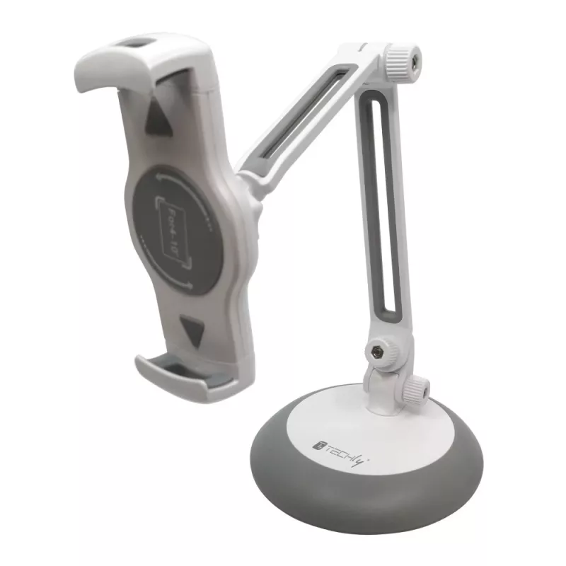 Techly Universal Desktop Stand für Smartphone und Tablet bis zu 10 Zoll