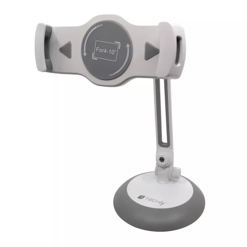 Techly Universal Desktop Stand für Smartphone und Tablet bis zu 10 Zoll