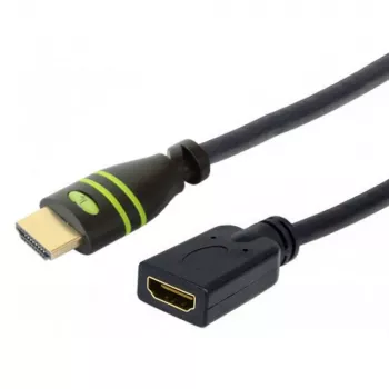 Techly HDMI High Speed mit Ethernet Verlängerungskabel 4K 60Hz M/B 1,8 m