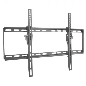 Techly Feste Wandhalterung LED TV LCD 40-65 Zoll, 165,1 cm (65 Zoll), 200 x 200 mm, 600 x 400 mm, -12 – 0°, Metall, Schwarz