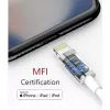 Techly Lade- und Synchronisationskabel USB-C auf Lightning 1 m Weiß