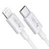 Techly Lade- und Synchronisationskabel USB-C auf Lightning 1 m Weiß