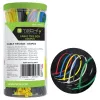 Techly ISWT-SET-CL600T Kabelbinder Mehrzweck-Kabelbinder Nylon Mehrfarbig 600 St.