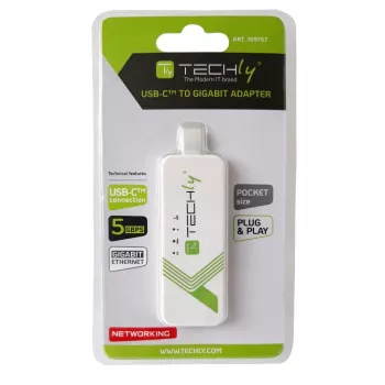 Techly IADAP USB31-ETGIGA3 Netzwerkkarte Ethernet 5000 Mbit/s