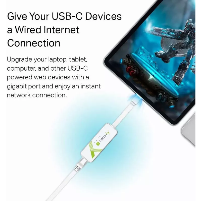 Techly IADAP USB31-ETGIGA3 Netzwerkkarte Ethernet 5000 Mbit/s