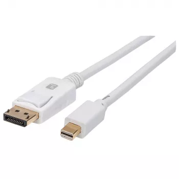 Techly ICOC MDP-030T4K DisplayPort-Kabel 3 m Mini DisplayPort Weiß
