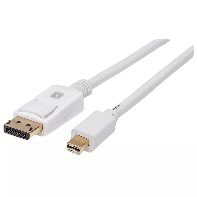Techly ICOC MDP-030T4K DisplayPort-Kabel 3 m Mini DisplayPort Weiß