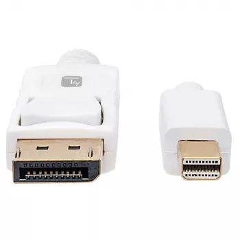 Techly ICOC MDP-030T4K DisplayPort-Kabel 3 m Mini DisplayPort Weiß