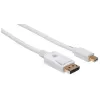 Techly ICOC MDP-030T4K DisplayPort-Kabel 3 m Mini DisplayPort Weiß