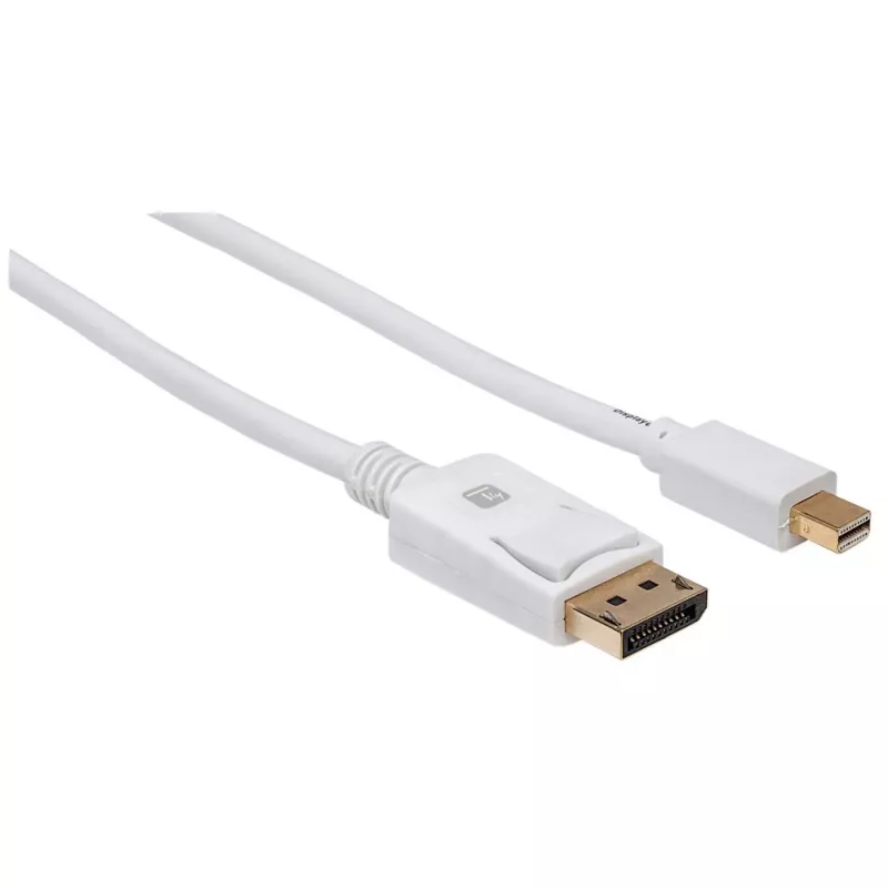 Techly ICOC MDP-030T4K DisplayPort-Kabel 3 m Mini DisplayPort Weiß