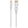 Techly ICOC MDP-030T4K DisplayPort-Kabel 3 m Mini DisplayPort Weiß
