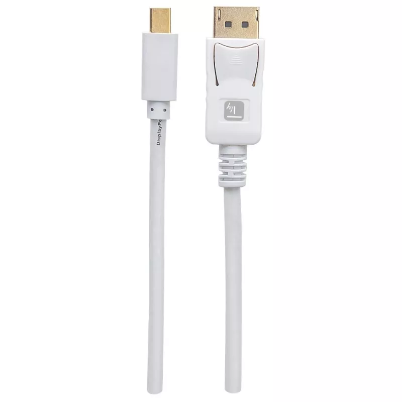 Techly ICOC MDP-030T4K DisplayPort-Kabel 3 m Mini DisplayPort Weiß