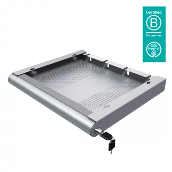 Dataflex Addit Hardware-Sicherheitsschublade 622, Silber, Stahl, Einfarbig, 530 mm, 450 mm, 75 mm