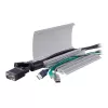 Dataflex Addit Kabelbrücke 118 cm - gerade 452, Silber, Aluminium, 500 kg, 2 cm, 145 mm, 180 mm