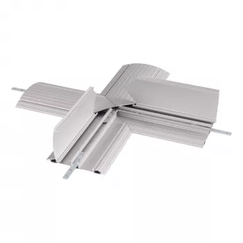 Dataflex Addit Kabelschutz - Kreuzverbindung 472, Kabelschutz, Silber, Aluminium, 500 kg, 2 cm, 260 mm
