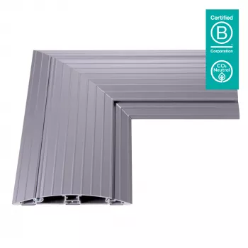 Dataflex Addit Kabelbrücke - Eckverbindung 482, Silber, Aluminium, 500 kg, 2 cm, 203 mm, 305 mm