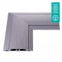 Dataflex Addit Kabelbrücke - Eckverbindung 482, Silber, Aluminium, 500 kg, 2 cm, 203 mm, 305 mm