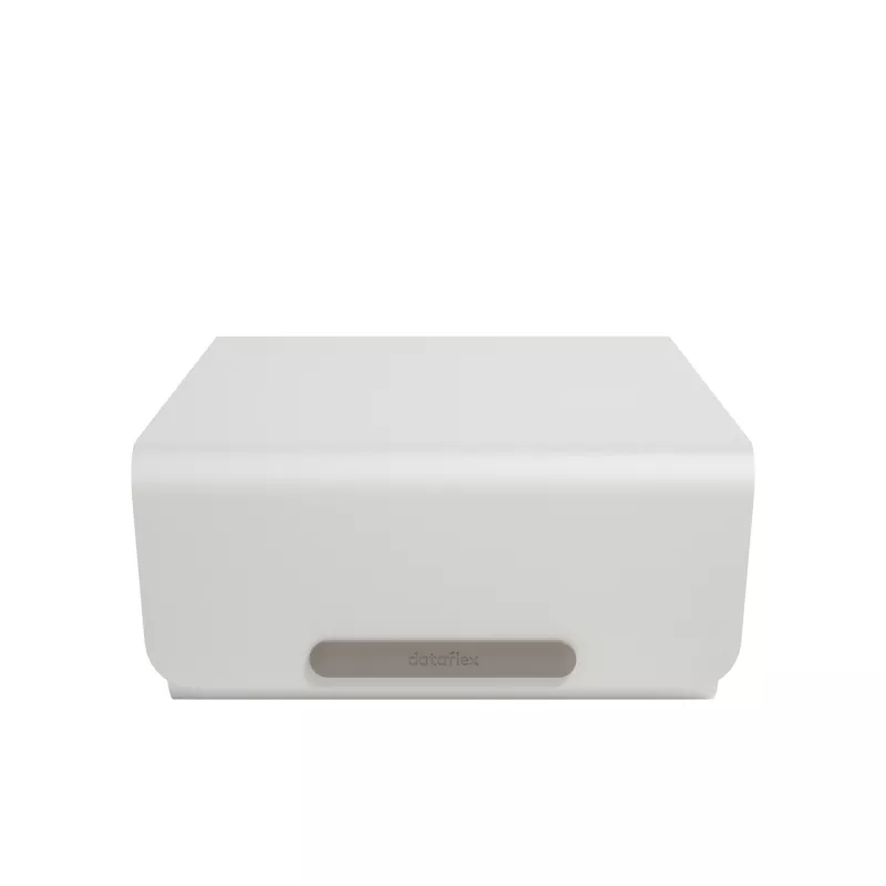 Dataflex Addit Bento® Monitorerhöhung - verstellbar 120, freistehend, 20 kg, Höhenverstellung, Grau, Weiß