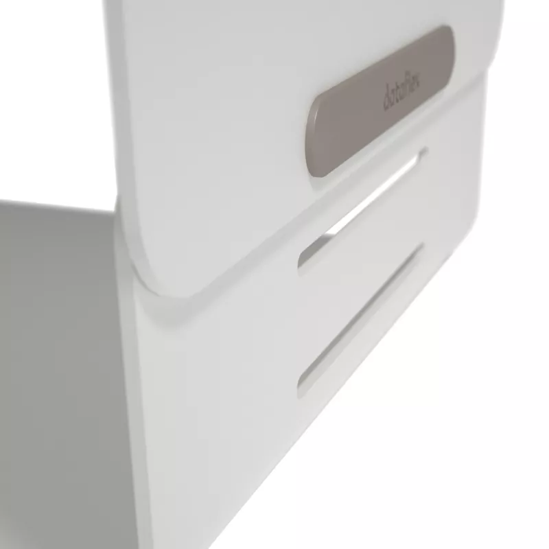 Dataflex Addit Bento® Monitorerhöhung - verstellbar 120, freistehend, 20 kg, Höhenverstellung, Grau, Weiß