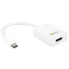 Techly Konverterkabel Adapter USB 3.1 Typ C auf HDMI 1.4, 3.2 Gen 2 (3.1 Gen 2), USB Typ-C, HDMI-Ausgang