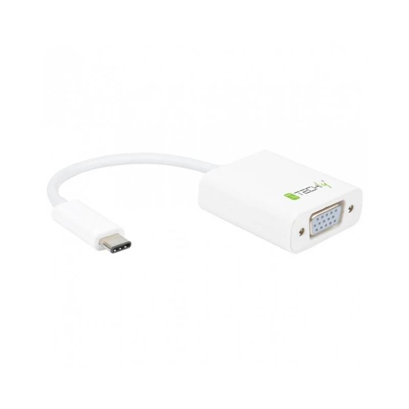 Techly IADAP-USB31-VGA USB-Grafikadapter Weiß