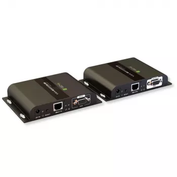 Techly IDATA EXTIP-383V AV-Extender AV-Sender & -Empfänger Schwarz