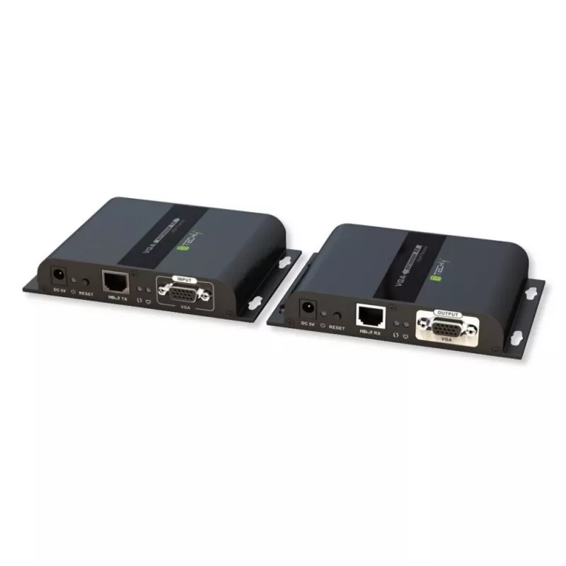 Techly IDATA EXTIP-383V AV-Extender AV-Sender & -Empfänger Schwarz