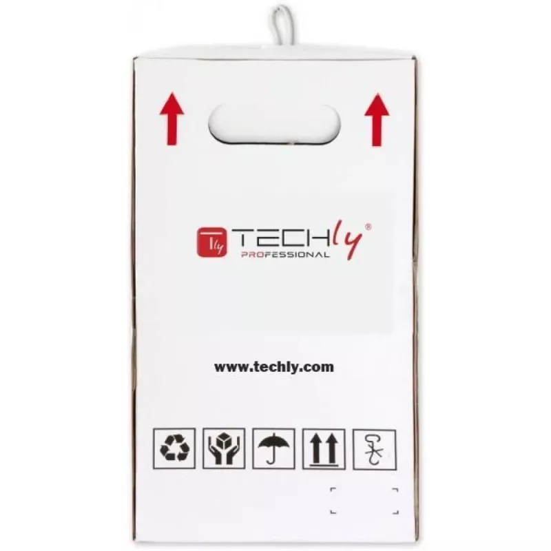 Techly ITP-C6U-FL Netzwerkkabel Grau 305 m Cat6 U/UTP (UTP)