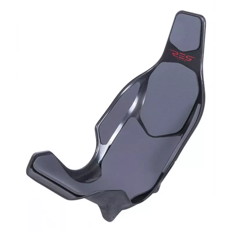 Res-Tech X1 CARBON SEAT - Grau, Rennsitz, Grau, Carbon, Neopren