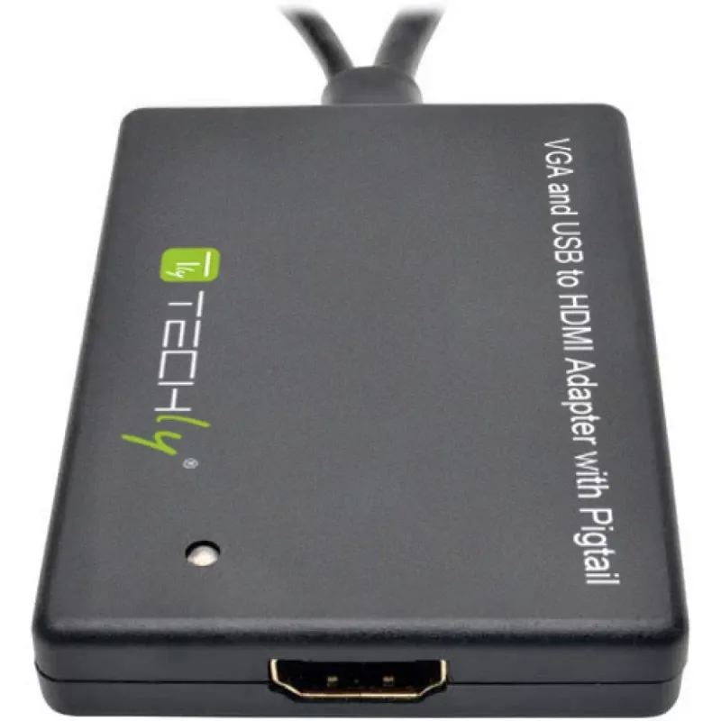 Techly Kabelkonverter SVGA und Audio auf HDMI IDATA HDMI-VGA3